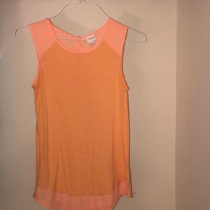 Peachy Orange sleeveless top